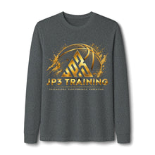 Load image into Gallery viewer, JP3 Training Long Sleeve Tee — Basketball Logo Performance Shirt