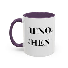 Load image into Gallery viewer, If Not Now When? Accent Coffee Mug – Motivational 11/15oz Ceramic