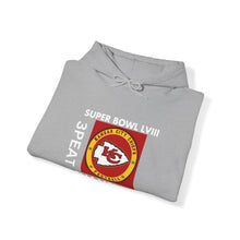 Load image into Gallery viewer, SUPER BOWL LVIII KC CHAMPS Unisex Heavy Blend™ Hooded Sweatshirt