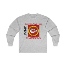 Load image into Gallery viewer, 3PEAT SUPER BOWL Unisex Ultra Cotton Long Sleeve Tee