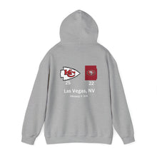 Load image into Gallery viewer, SUPER BOWL LVIII KC CHAMPS Unisex Heavy Blend™ Hooded Sweatshirt