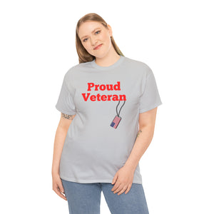 Proud Veteran Cotton Tee