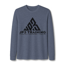 Load image into Gallery viewer, JP3 Training Long Sleeve Tee — Athletic Workout Shirt with Black  Logo