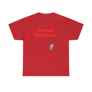 Proud Veteran Cotton Tee