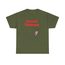 Load image into Gallery viewer, Proud Veteran Cotton Tee