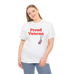 Proud Veteran Cotton Tee