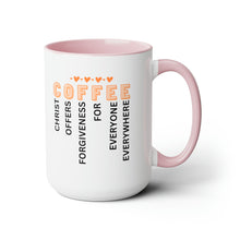 Load image into Gallery viewer, C O F F E E Two-Tone Coffee Mugs, 15oz