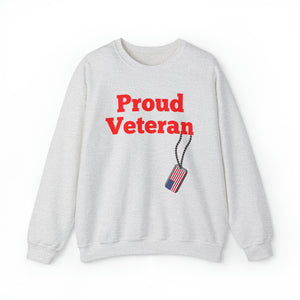 Proud Veteran Crewneck Sweatshirt