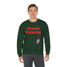 Load image into Gallery viewer, Proud Veteran Crewneck Sweatshirt