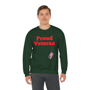 Proud Veteran Crewneck Sweatshirt