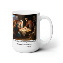 Load image into Gallery viewer, A Child is Born Ceramic Mug 15oz