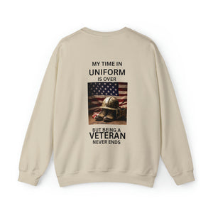 Proud Veteran Crewneck Sweatshirt