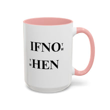 Load image into Gallery viewer, If Not Now When? Accent Coffee Mug – Motivational 11/15oz Ceramic