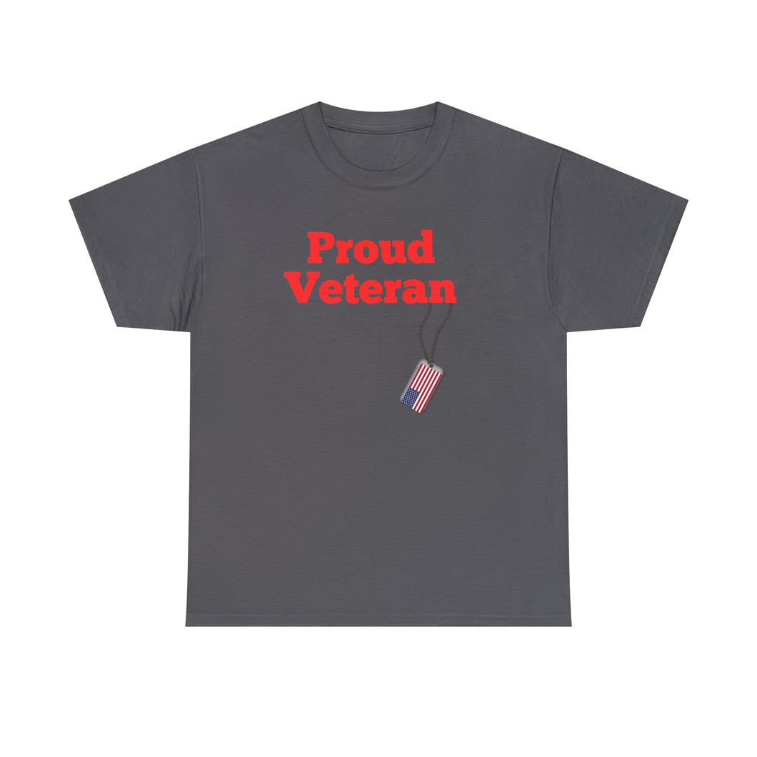 Proud Veteran Cotton Tee