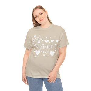 Happy Valentines Day Unisex Heavy Cotton Tee