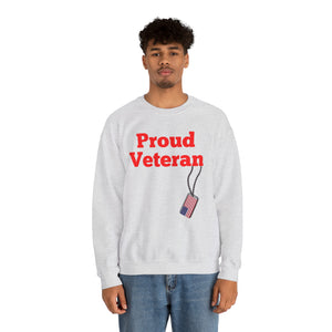 Proud Veteran Crewneck Sweatshirt