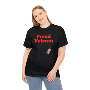 Proud Veteran Cotton Tee