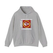 Load image into Gallery viewer, SUPER BOWL LVIII KC CHAMPS Unisex Heavy Blend™ Hooded Sweatshirt