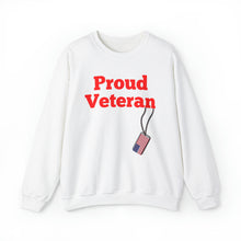 Load image into Gallery viewer, Proud Veteran Crewneck Sweatshirt