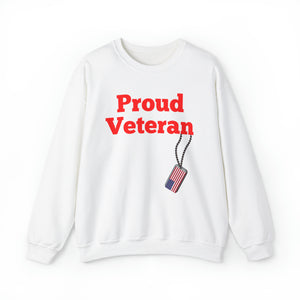 Proud Veteran Crewneck Sweatshirt