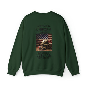 Proud Veteran Crewneck Sweatshirt