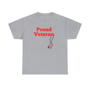 Proud Veteran Cotton Tee