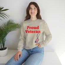 Load image into Gallery viewer, Proud Veteran Crewneck Sweatshirt