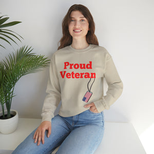 Proud Veteran Crewneck Sweatshirt