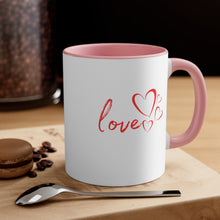 Load image into Gallery viewer, Love Accent Coffee Mug, 11oz