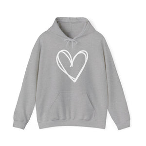 Heart Unisex Heavy Blend™ Hooded Sweatshirt