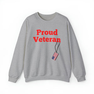 Proud Veteran Crewneck Sweatshirt