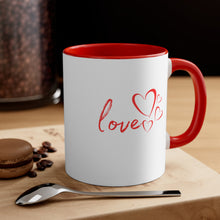 Load image into Gallery viewer, Love Accent Coffee Mug, 11oz