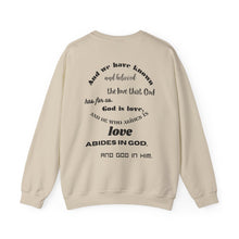 Load image into Gallery viewer, Abides in Love Unisex Heavy Blend™ Crewneck Sweatshirt