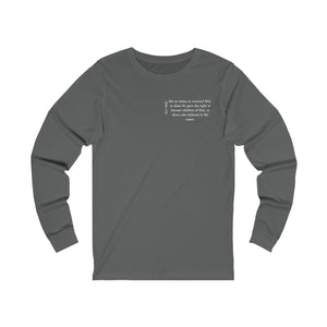 J112 Unisex Jersey Long Sleeve Tee