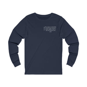 J112 Unisex Jersey Long Sleeve Tee