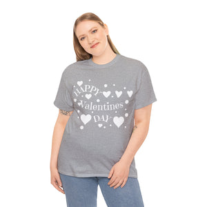 Happy Valentines Day Unisex Heavy Cotton Tee