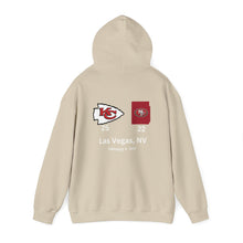 Load image into Gallery viewer, SUPER BOWL LVIII KC CHAMPS Unisex Heavy Blend™ Hooded Sweatshirt