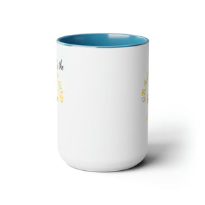 Grace of God Two-Tone Coffee Mugs, 15oz