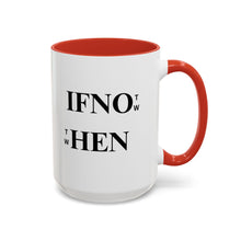 Load image into Gallery viewer, If Not Now When? Accent Coffee Mug – Motivational 11/15oz Ceramic