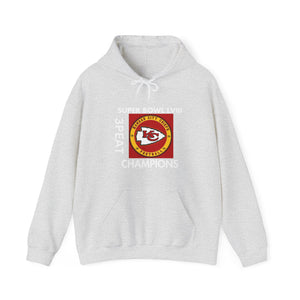 SUPER BOWL LVIII KC CHAMPS Unisex Heavy Blend™ Hooded Sweatshirt