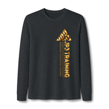 Load image into Gallery viewer, Up3 Training Vertical Logo Long Sleeve Tee — Gym Fitness Workout Shirt