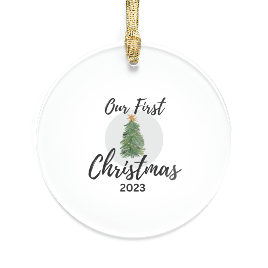 Our First Christmas 2023, Acrylic Ornaments