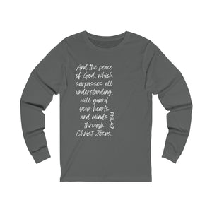 The Peace of God Unisex Jersey Long Sleeve Tee