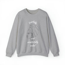 Load image into Gallery viewer, Fearfully and Wonderfully Made Crewneck Sweatshirt