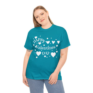 Happy Valentines Day Unisex Heavy Cotton Tee