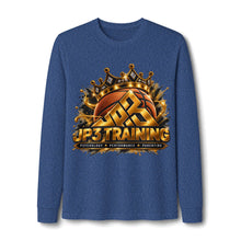 Load image into Gallery viewer, JP3 Training Long Sleeve Tee — Basketball Crown Logo
