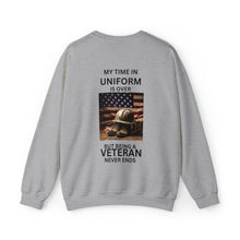 Load image into Gallery viewer, Proud Veteran Crewneck Sweatshirt