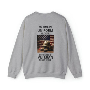 Proud Veteran Crewneck Sweatshirt