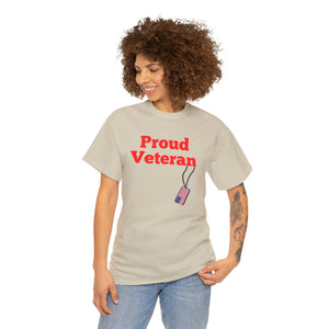 Proud Veteran Cotton Tee