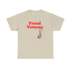 Proud Veteran Cotton Tee